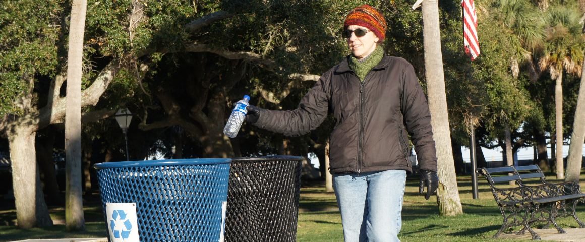 Charleston runner recycling running outdoor