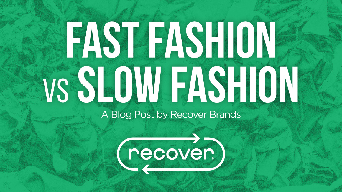 Fast Fashion vs Slow Fashion blog title text