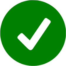 green check input icon