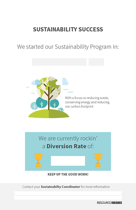 Sustainability Success Poster