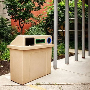 Outdoor Municiple Recycling & Waste Station
