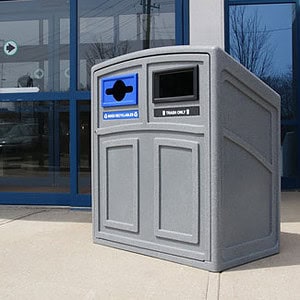 Outdoor Recycling & Waste Station