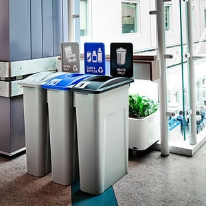 Customizable Indoor Recycling & Waste Stations