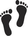 Carbon Footprint Icon